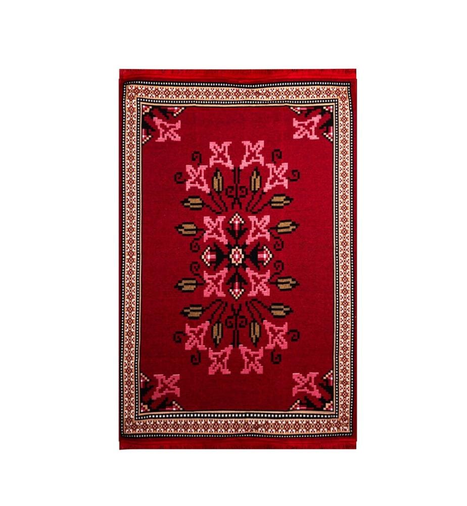 BiggHome Teppich Rot Ethnisch - 120x180 cm