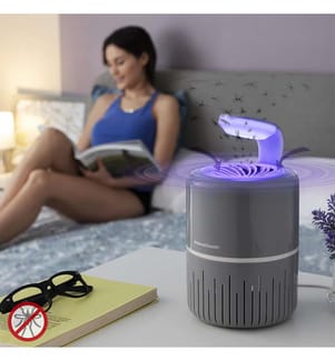 Lampe aspirante anti-moustique KL Drain - Gris et blanc
