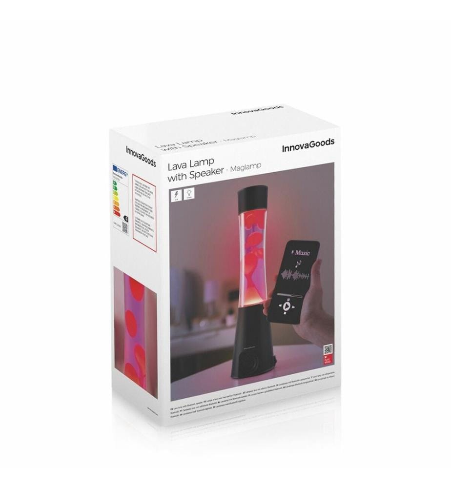 Lava Lamp with Maglamp Speaker - Multicolor