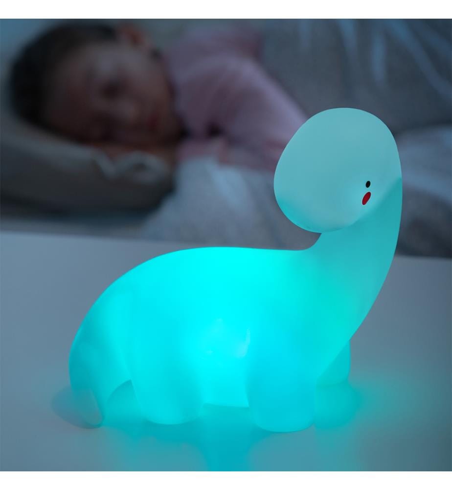 Lightosaurus Dinosaur Multicolor LED Dino Lamp - Weiss