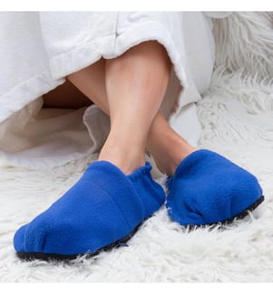 Mikrowellen-Pantoffeln - Blau