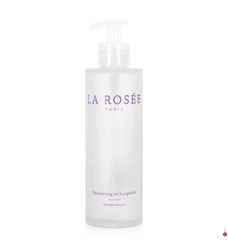 Flacon de shampoing en verre