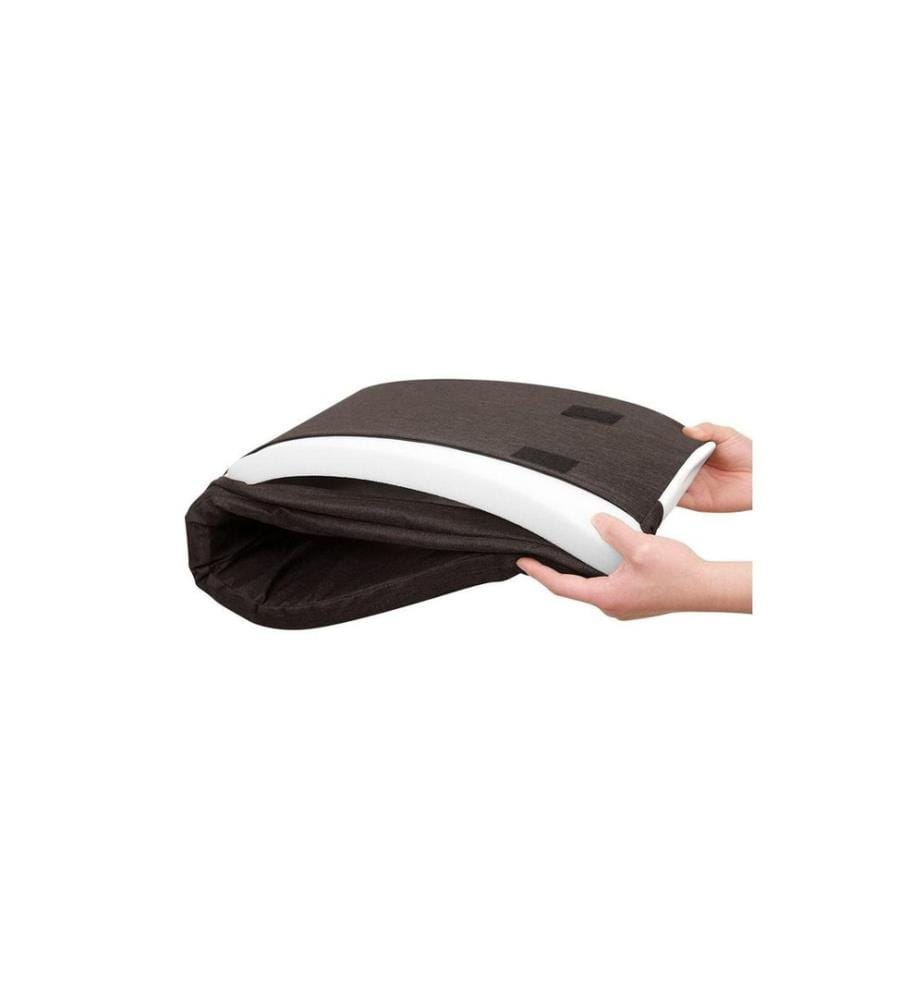 Songmics - Étagère à chaussures avec coussin, 104 x 48 cm, Brun fonce