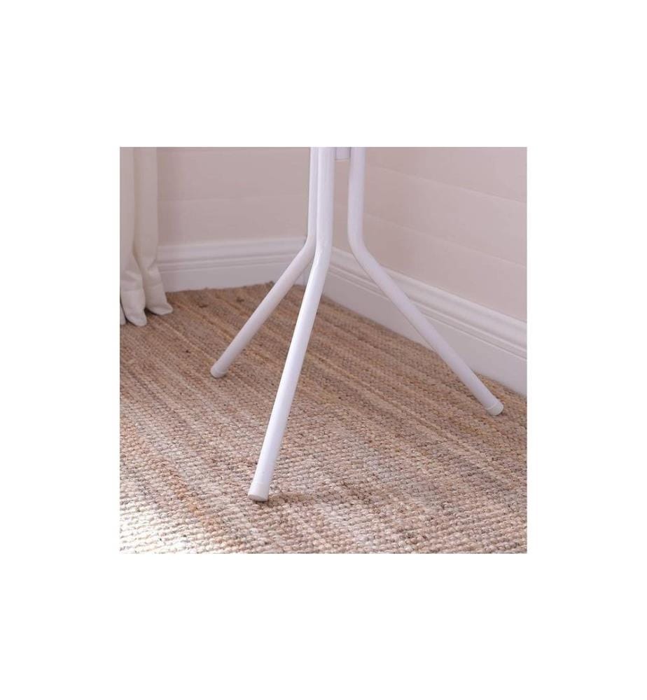 Songmics - Porte-manteau 182 cm, Blanc, Métal