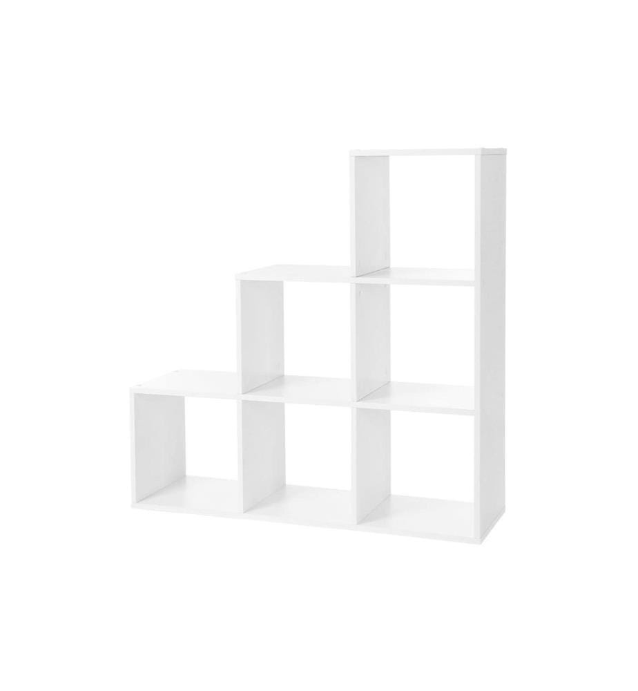 VASAGLE - Étagère avec 6 compartiments 97.5 x 97.5 cm, Blanc