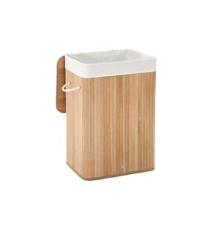 Songmics - Corbeille à lessive pour le linge sec 72 l, Brun