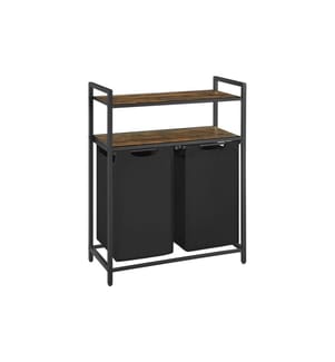 VASAGLE - Corbeille à linge 46 l, Noir