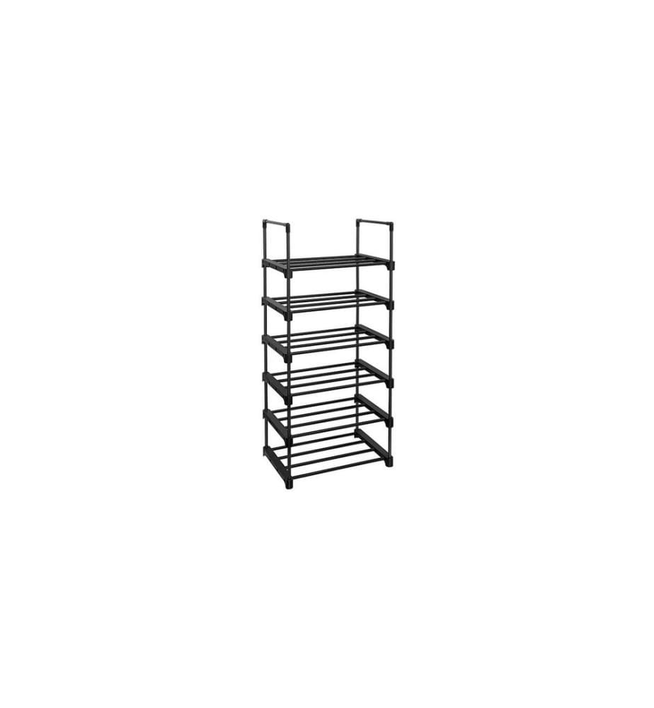 Songmics - Schuhregal 30 cm x 106 cm, Schwarz