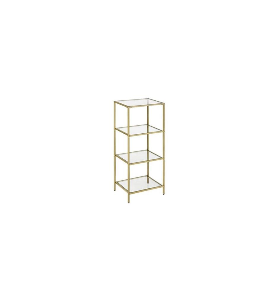 VASAGLE - Regal 40 x 30 x 95 cm, Gold