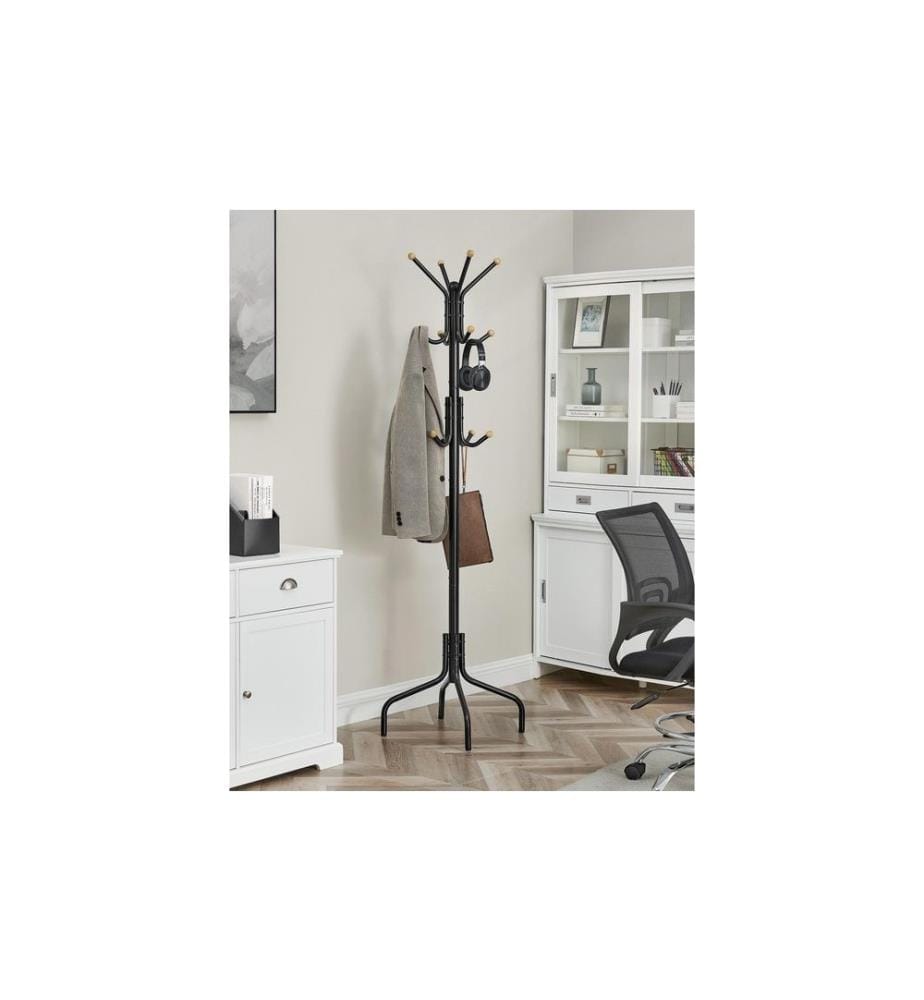 Songmics - Porte-manteau 180 cm, Noir
