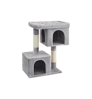 Feandrea - Arbre à chat avec grande plateforme 101 cm, gris clair