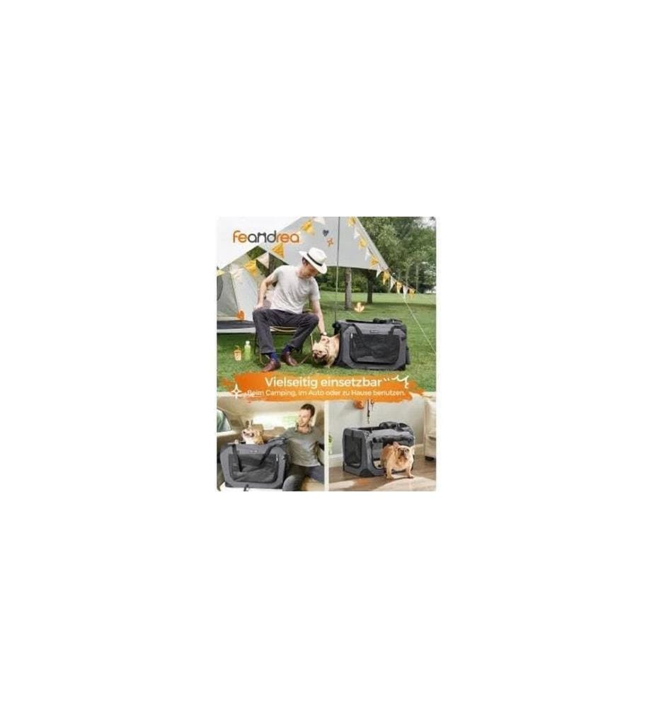 Feandrea - Transportbox für Hunde & Katzen S