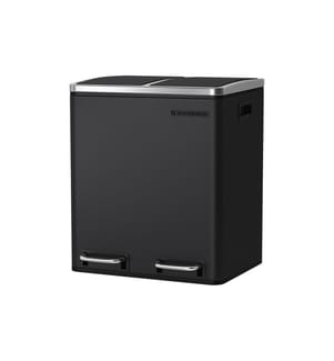 Songmics - Abfalleimer 30 l, Schwarz