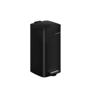Songmics - Abfalleimer 20 l, Schwarz
