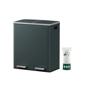 Songmics - Abfalleimer 60 l, Grau