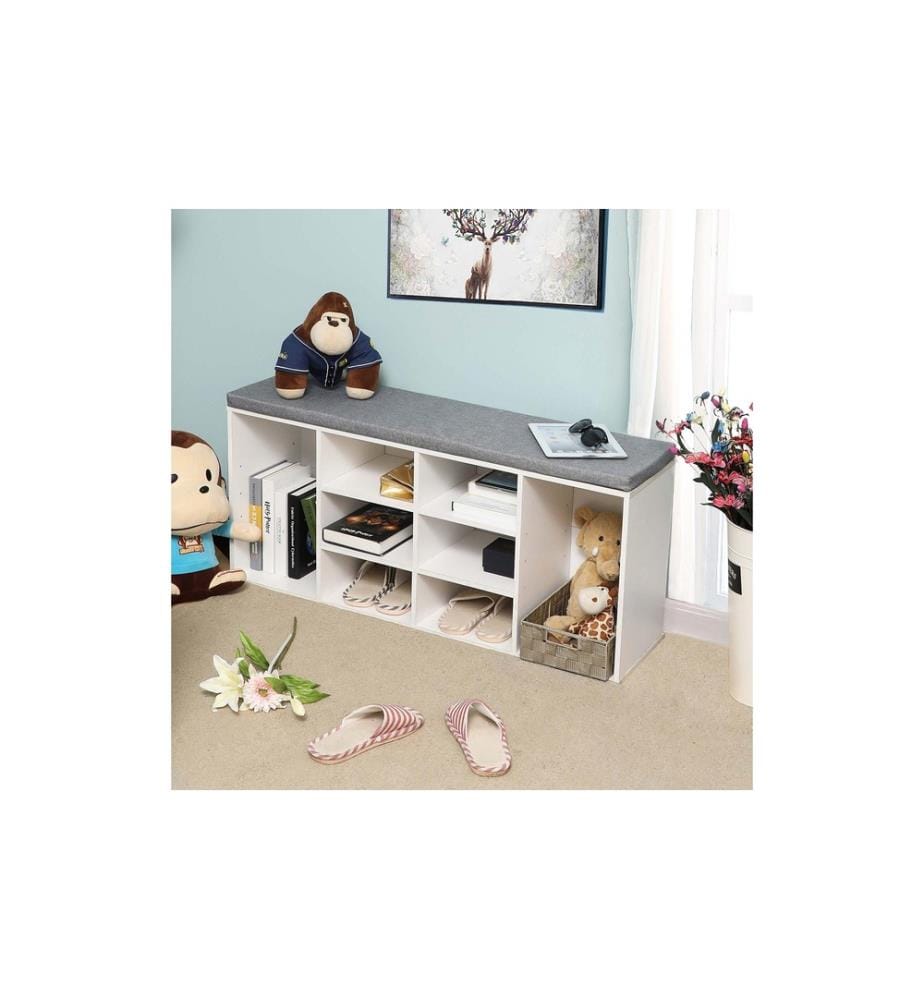 VASAGLE - Schuhschrank 30 x 48 cm, Weiss