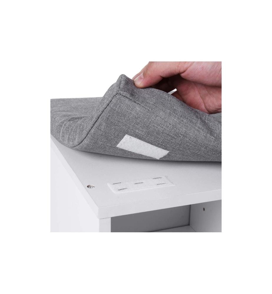 VASAGLE - Schuhschrank 30 x 48 cm, Weiss