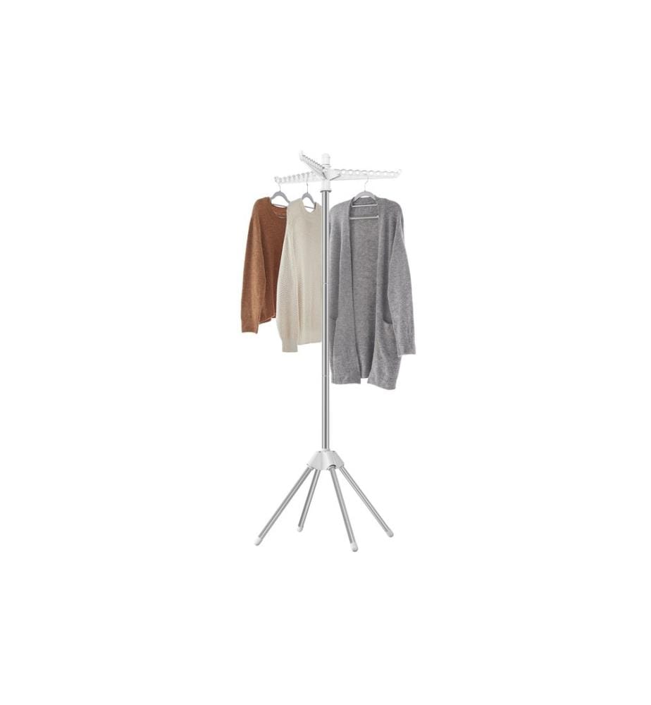 Songmics - Porte-manteau 67 x 150 cm, Argenté/Blanc