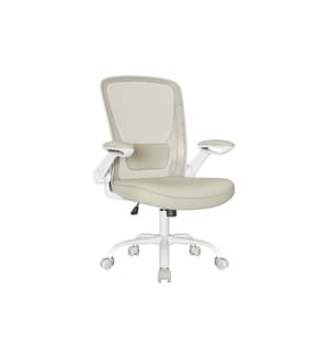 Songmics - Bürostuhl höhenverstellbar Beige