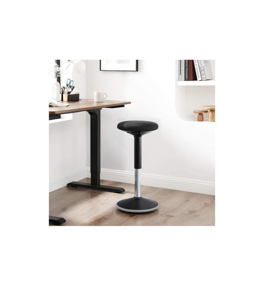 Songmics - Chaise d'équilibre pivotant à 360 Noir
