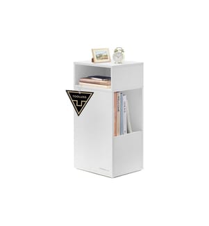 Songmics - Table de nuit 25 x 59.4 cm, Blanc