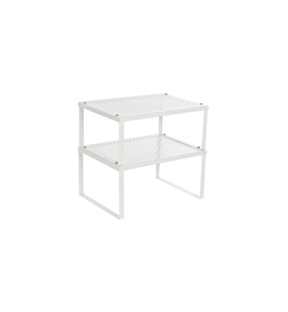 Songmics - Étagère Lot de 2 Blanc