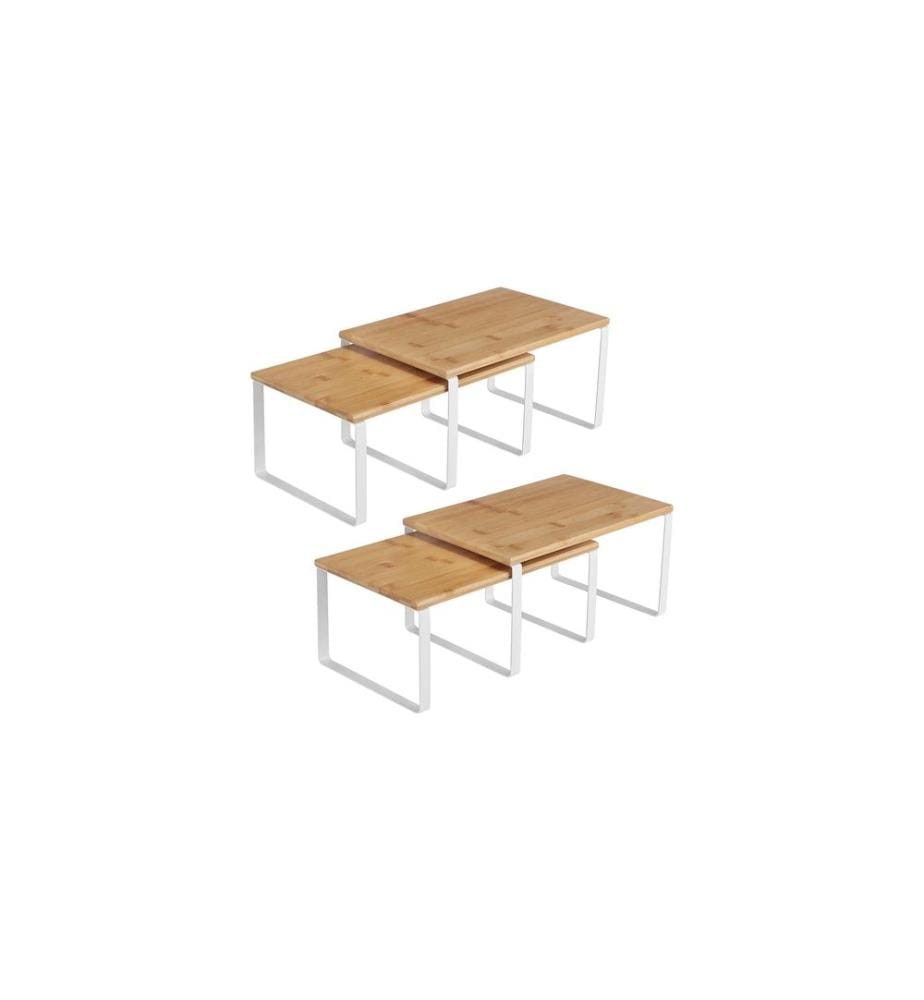 Songmics - Regal 4er-Set White