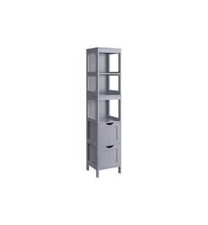 VASAGLE Commode style champêtre 30 x 141,5 cm, Gris