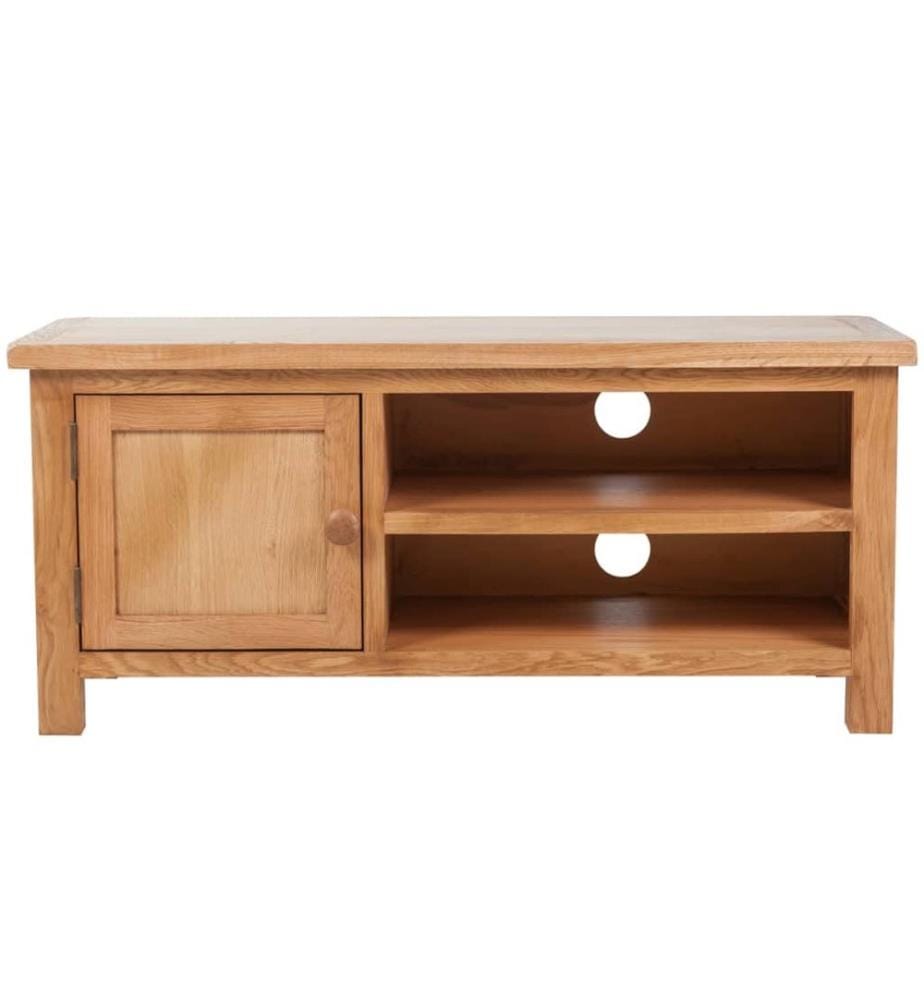 Meuble TV 103 x 36 x 46 cm Bois de chêne solide