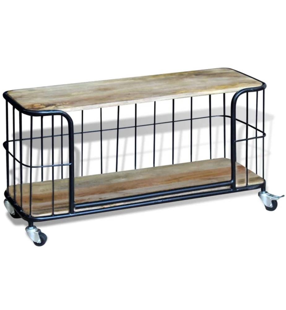 TV-Schrank Massivholz Mango 100x40x45 cm