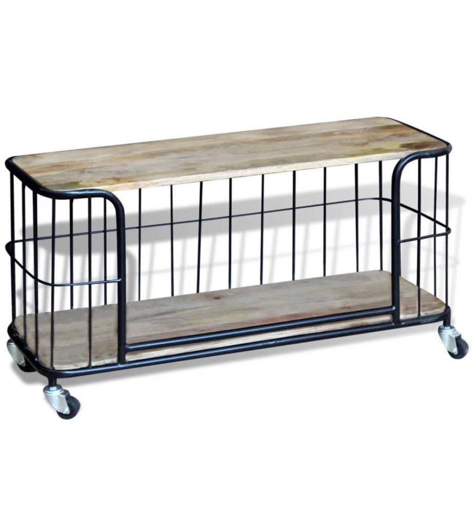 TV-Schrank Massivholz Mango 100x40x45 cm