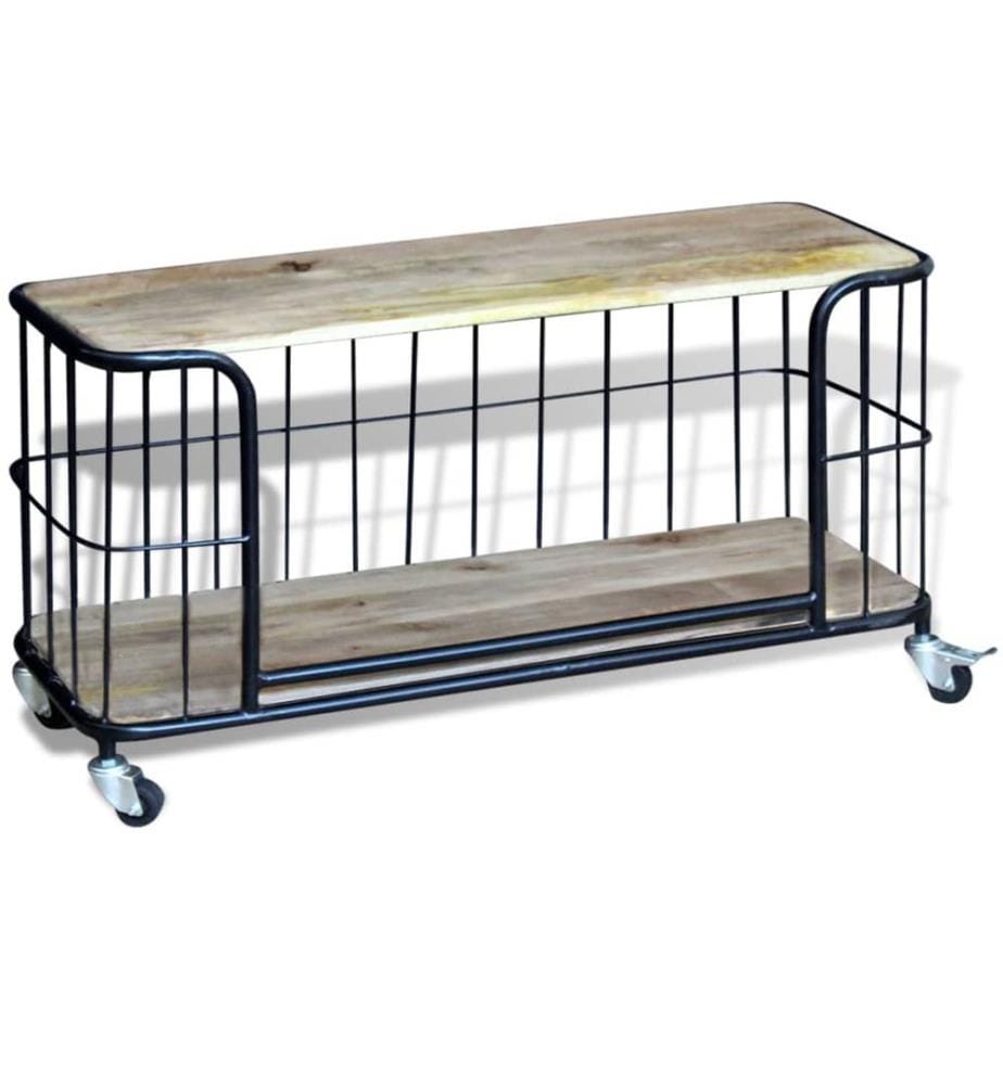 TV-Schrank Massivholz Mango 100x40x45 cm