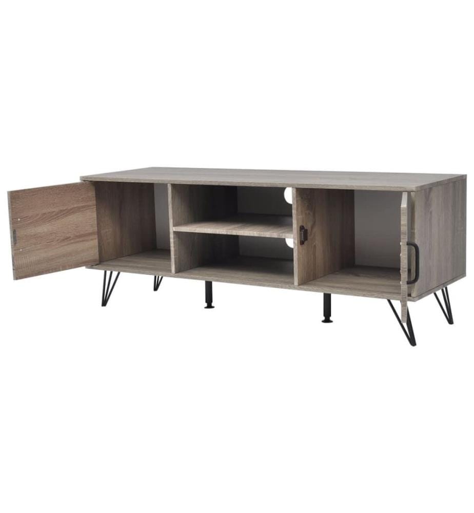 Meuble TV 120x40x45 cm Gris