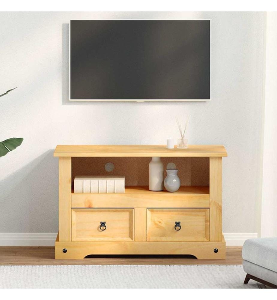 Meuble TV Gamme Corona pin mexicain 91x43x56 cm