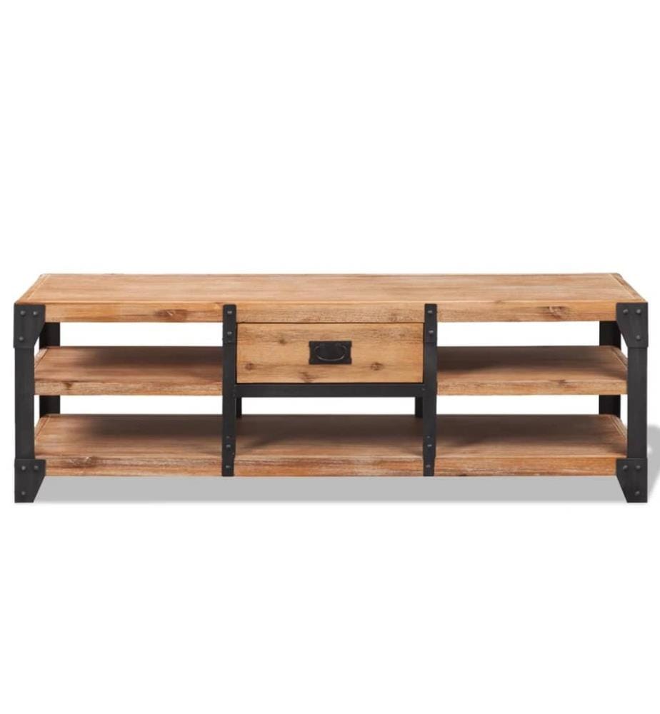 TV-Schrank Massivholz Akazie 140x40x45 cm