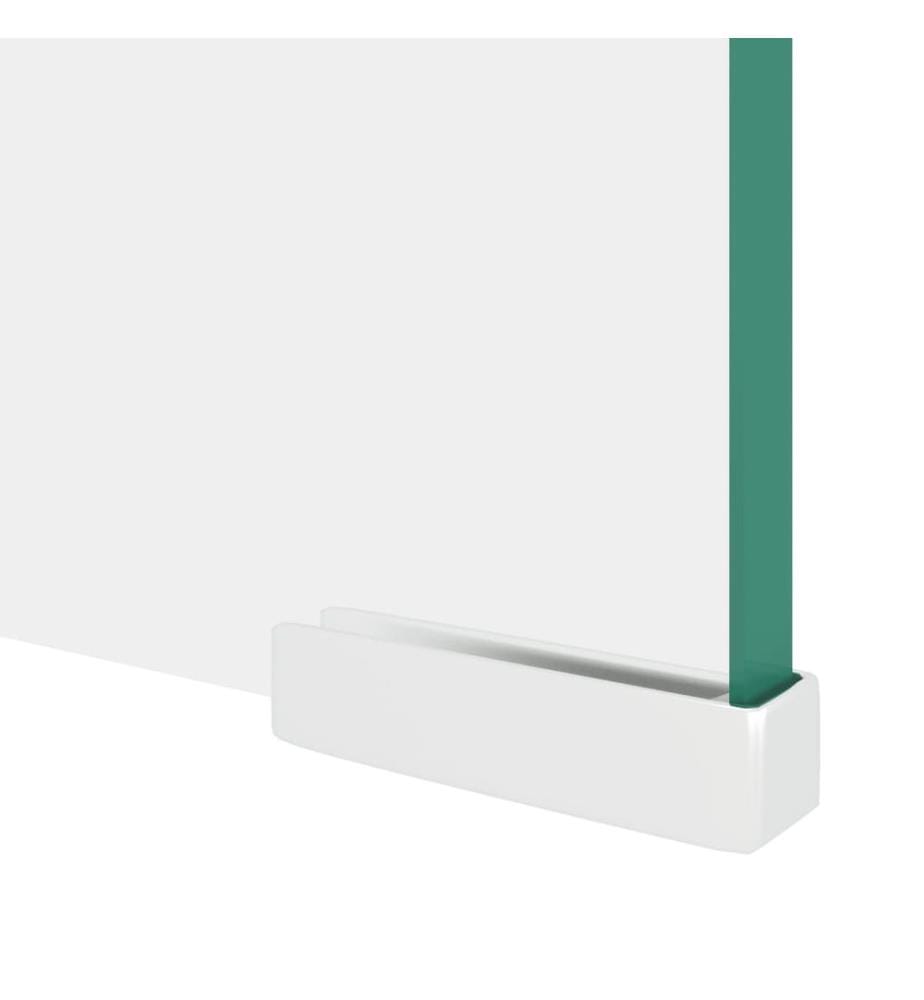 Meuble TV/pour moniteur 100x30x13 cm verre transparent