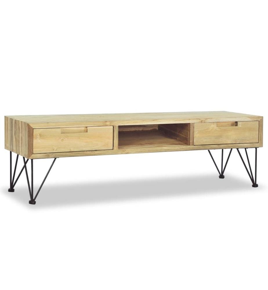 TV-Schrank 120 x 35 x 35 cm Teak Massiv