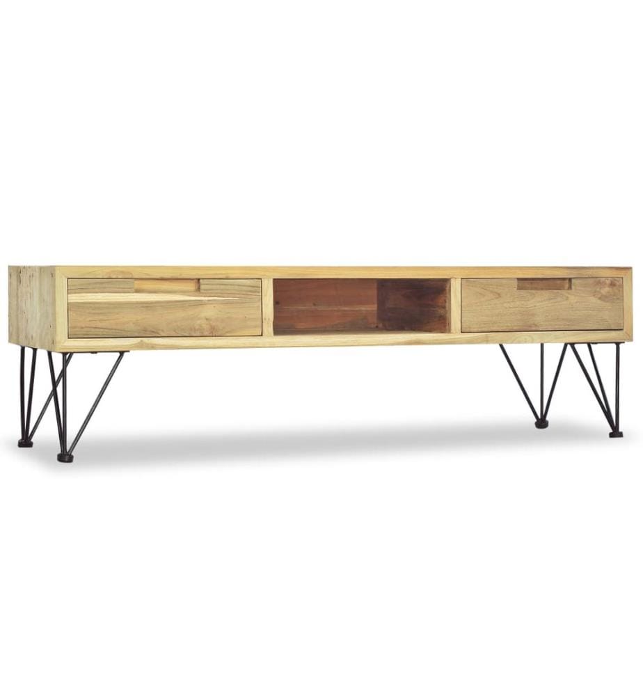 TV-Schrank 120 x 35 x 35 cm Teak Massiv