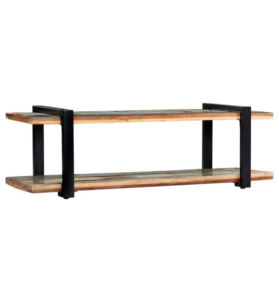 Meuble TV 130x40x40 cm Bois de récupération massif