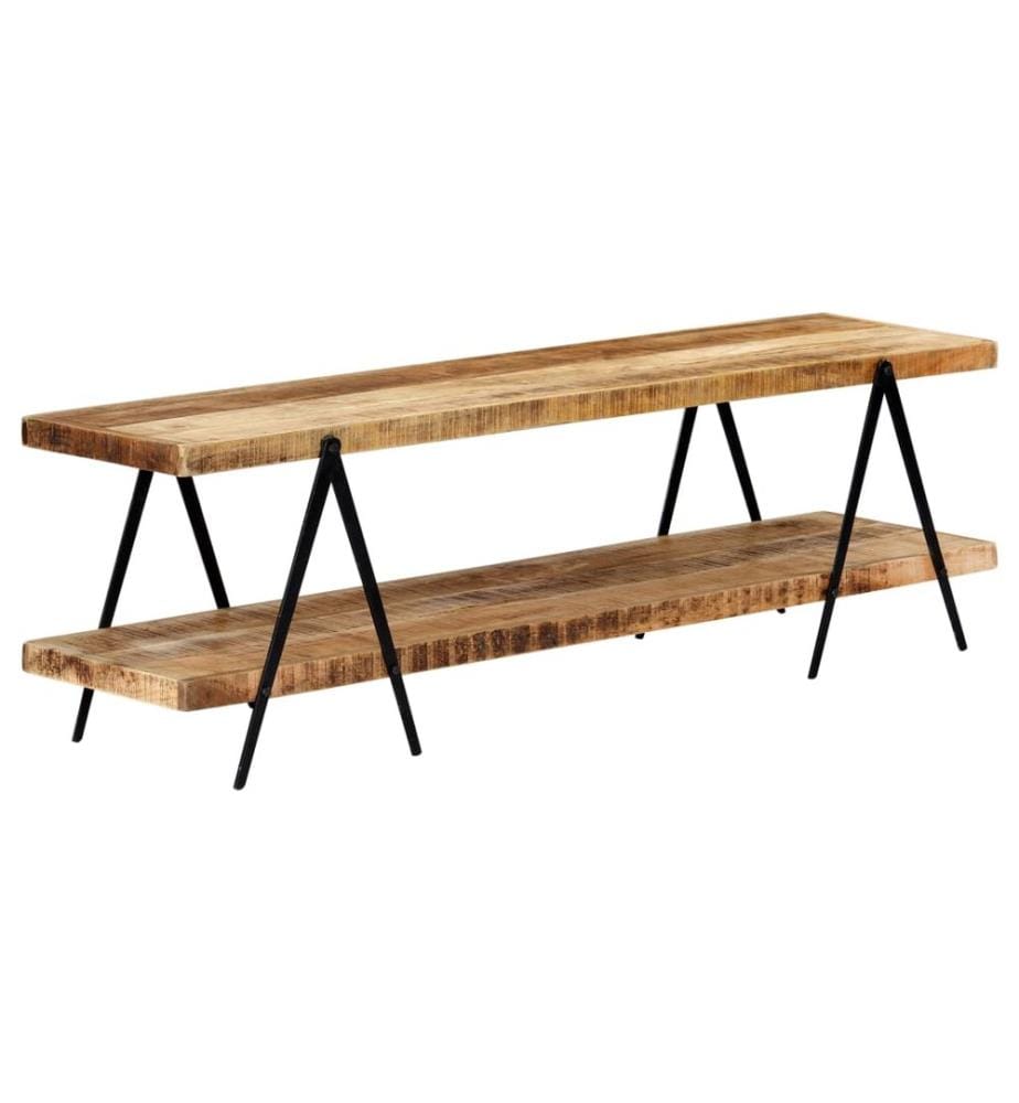 Meuble TV 160x40x50 cm Bois solide de manguier