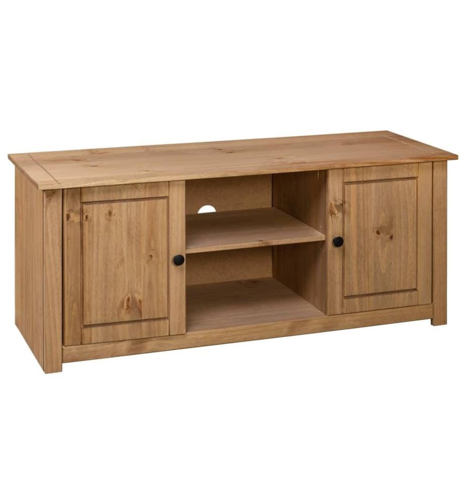 Meuble TV 120x40x50 cm Bois de pin massif Gamme Panama
