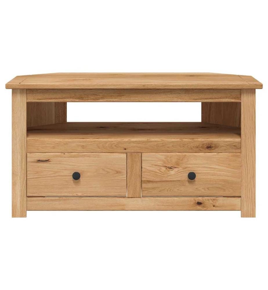 Meuble TV d'angle 93x49x49 cm Pin solide Assortiment Panama