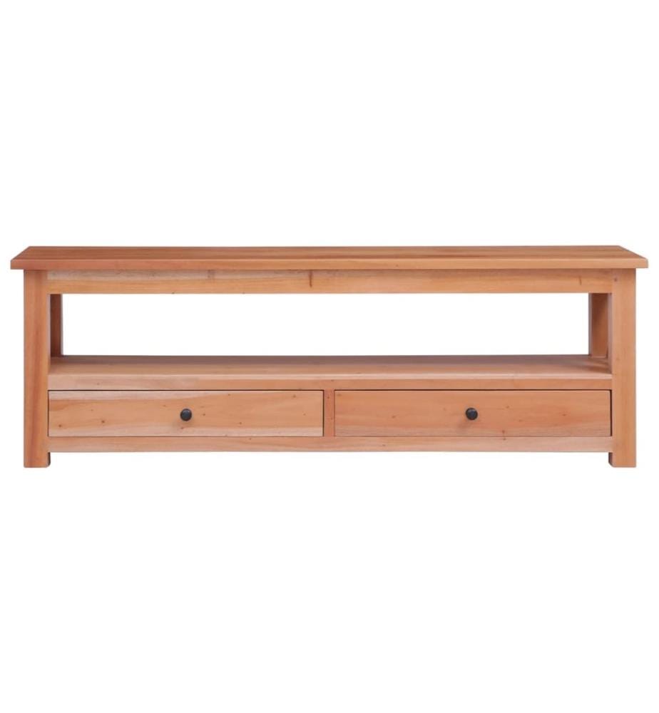 TV-Schrank 120 x 30 x 40 cm Massivholz Mahagoni