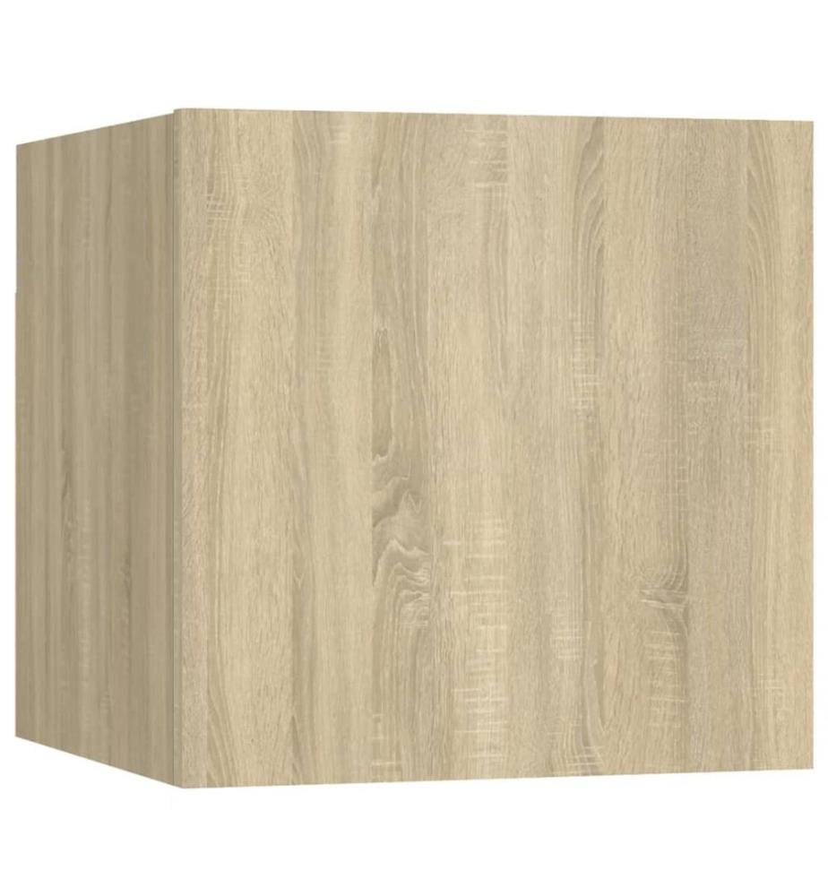 7-tlg. TV-Schrank-Set Sonoma-Eiche Holzwerkstoff