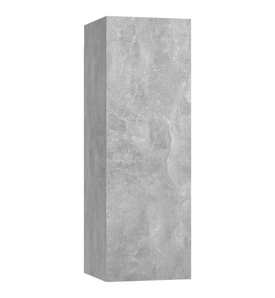 3-tlg. TV-Schrank-Set Betongrau Holzwerkstoff