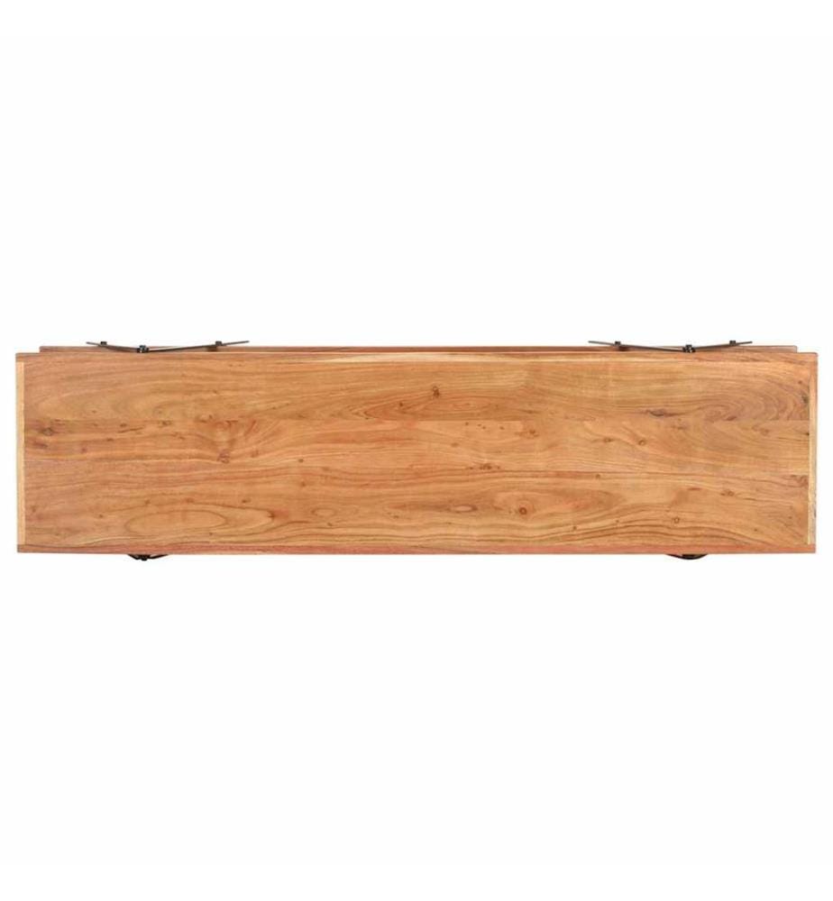 Meuble TV 160x40x50 cm Bois d'acacia solide