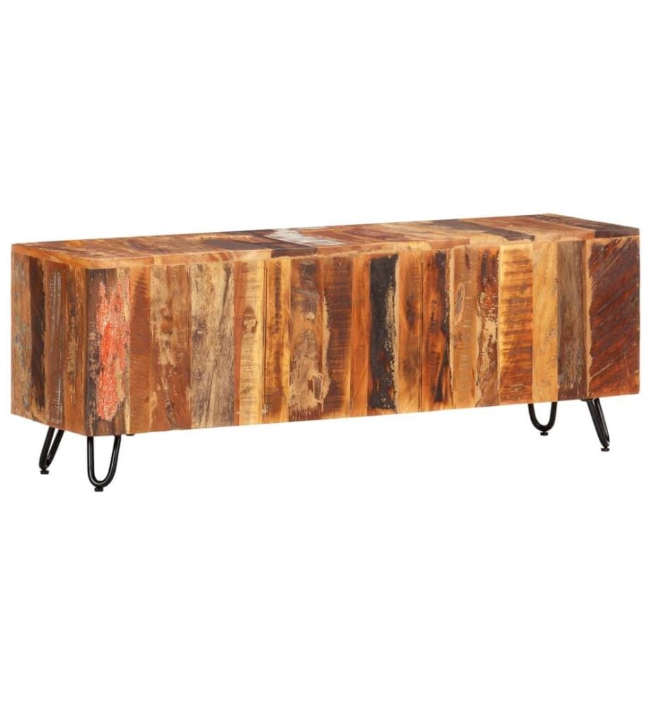 TV-Schrank 110x30x40 cm Altholz Massiv