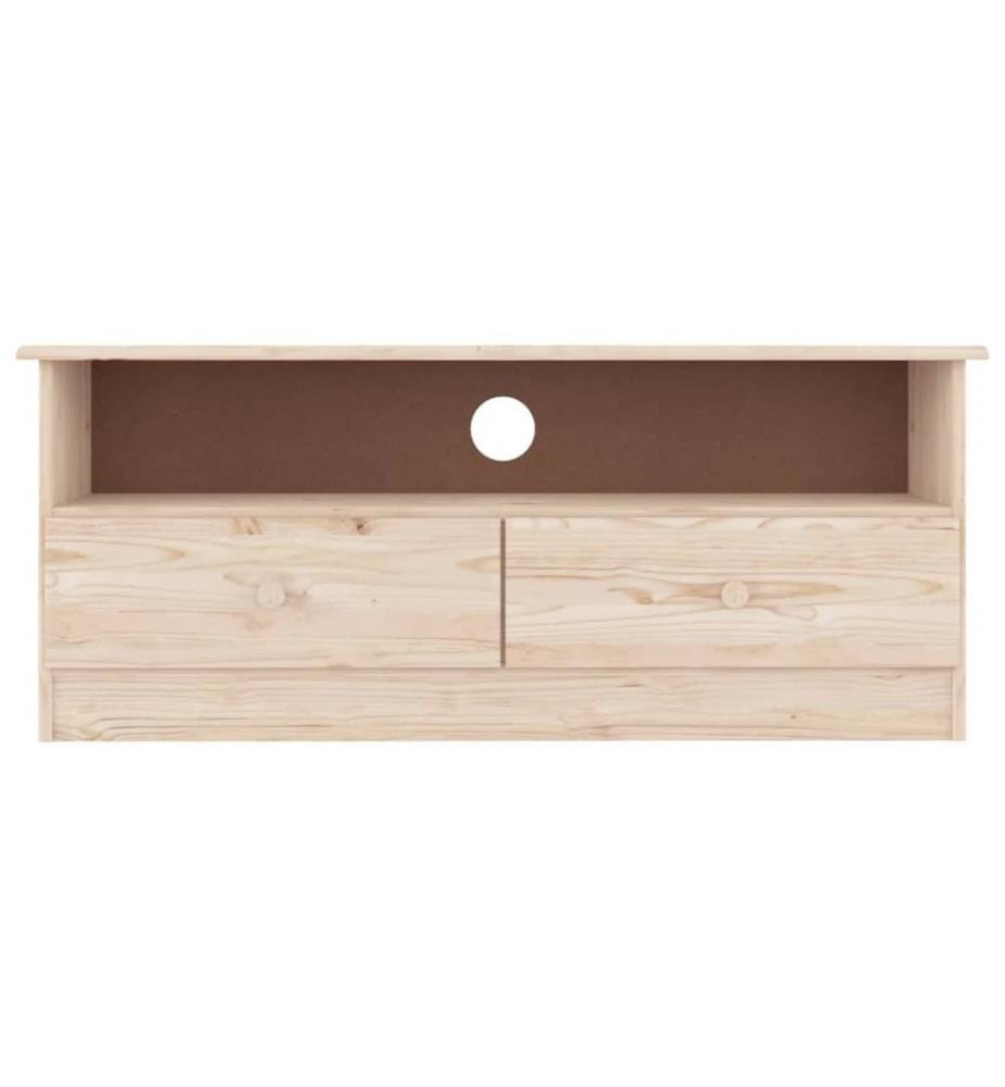 Meuble TV avec tiroirs ALTA 100x35x41 cm bois massif de pin