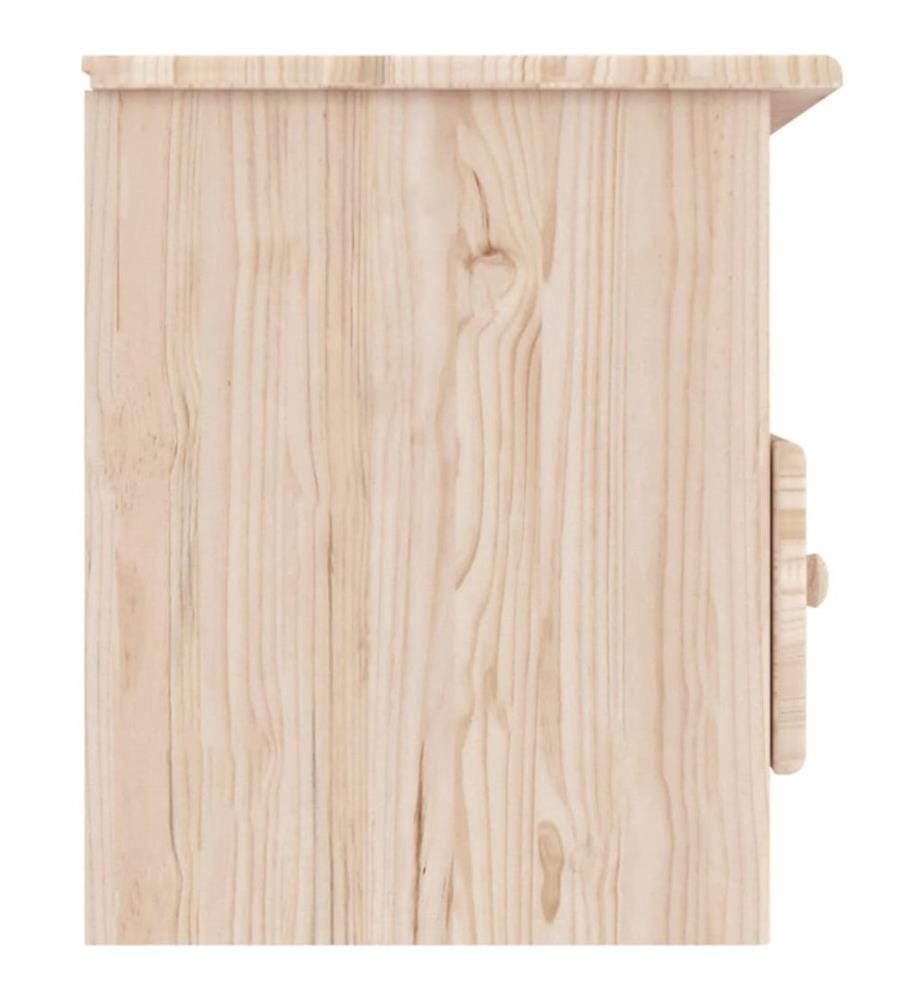 Meuble TV avec tiroirs ALTA 100x35x41 cm bois massif de pin