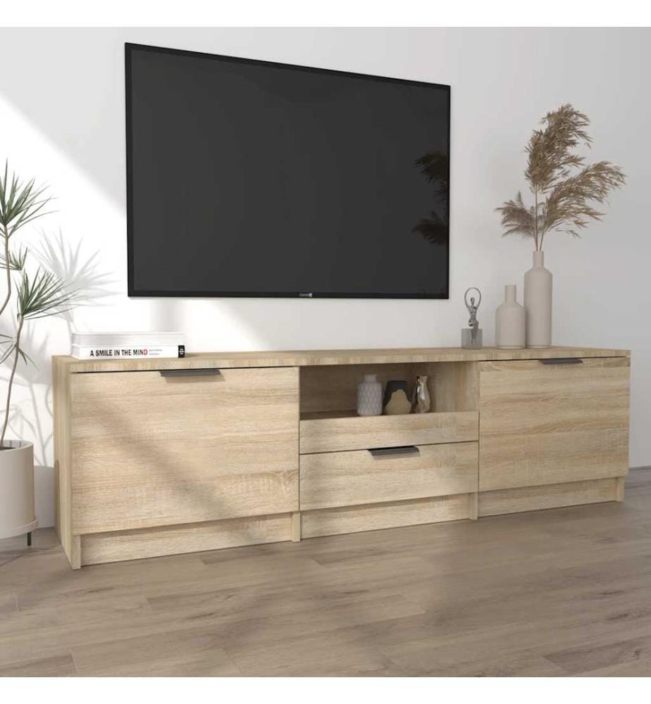 TV-Schrank Sonoma-Eiche 140 x 35 x 40 cm Holzwerkstoff